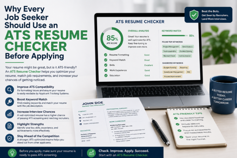 Why Every Job Seeker Should Use an ATS Resume Checker Before Applying